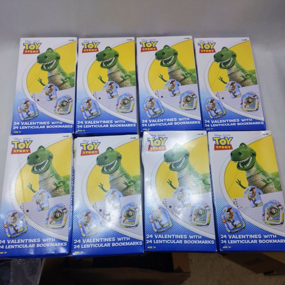 Valentine Exchange Cards 8 packs of 24 Disney Toy Story w/ Bookmarks Woody Buzz